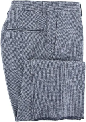 Incotex Light Gray Solid Wool Pants - Slim