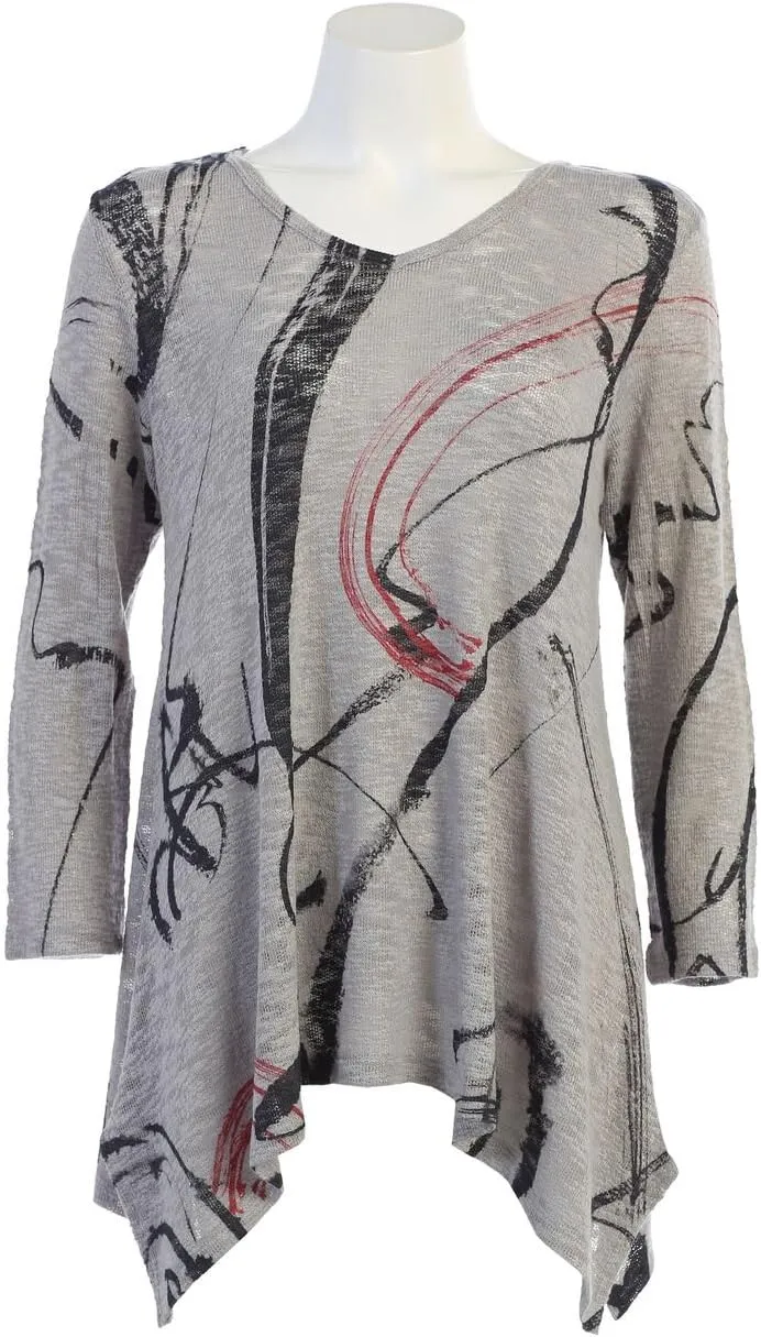 Jess & Jane Women's Matilda Slub Sweater Knit Tunic