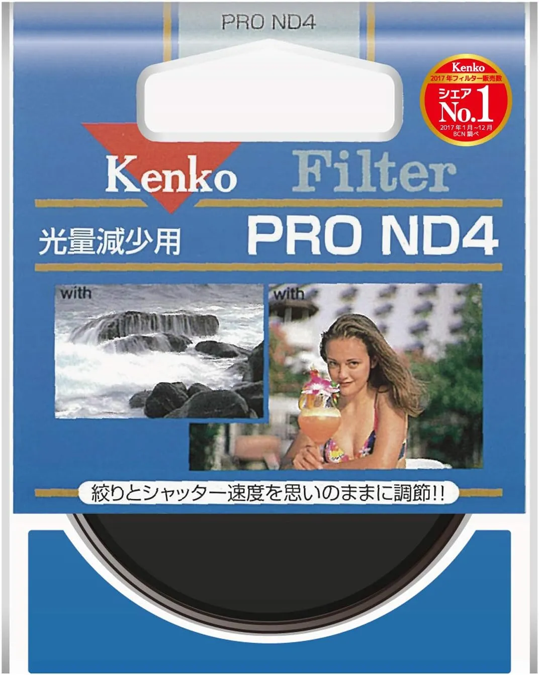Kenko 355619 PRO ND4 55mm ND Filter for Light Control