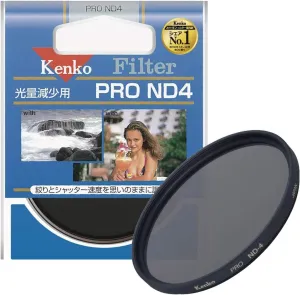 Kenko 355619 PRO ND4 55mm ND Filter for Light Control