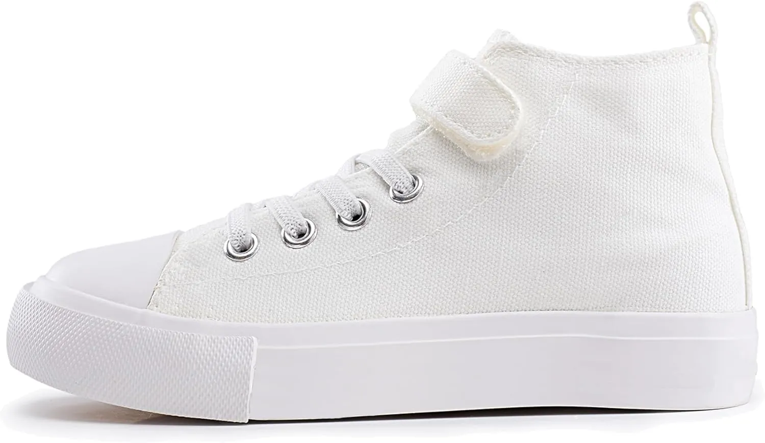 Kids Canvas Sneakers for Boys Girls Lace-up Canvas Shoes Low Top Toddler Walking Shoes Casual Lightweight Adjustable Strap Big Kid Running Sneakers