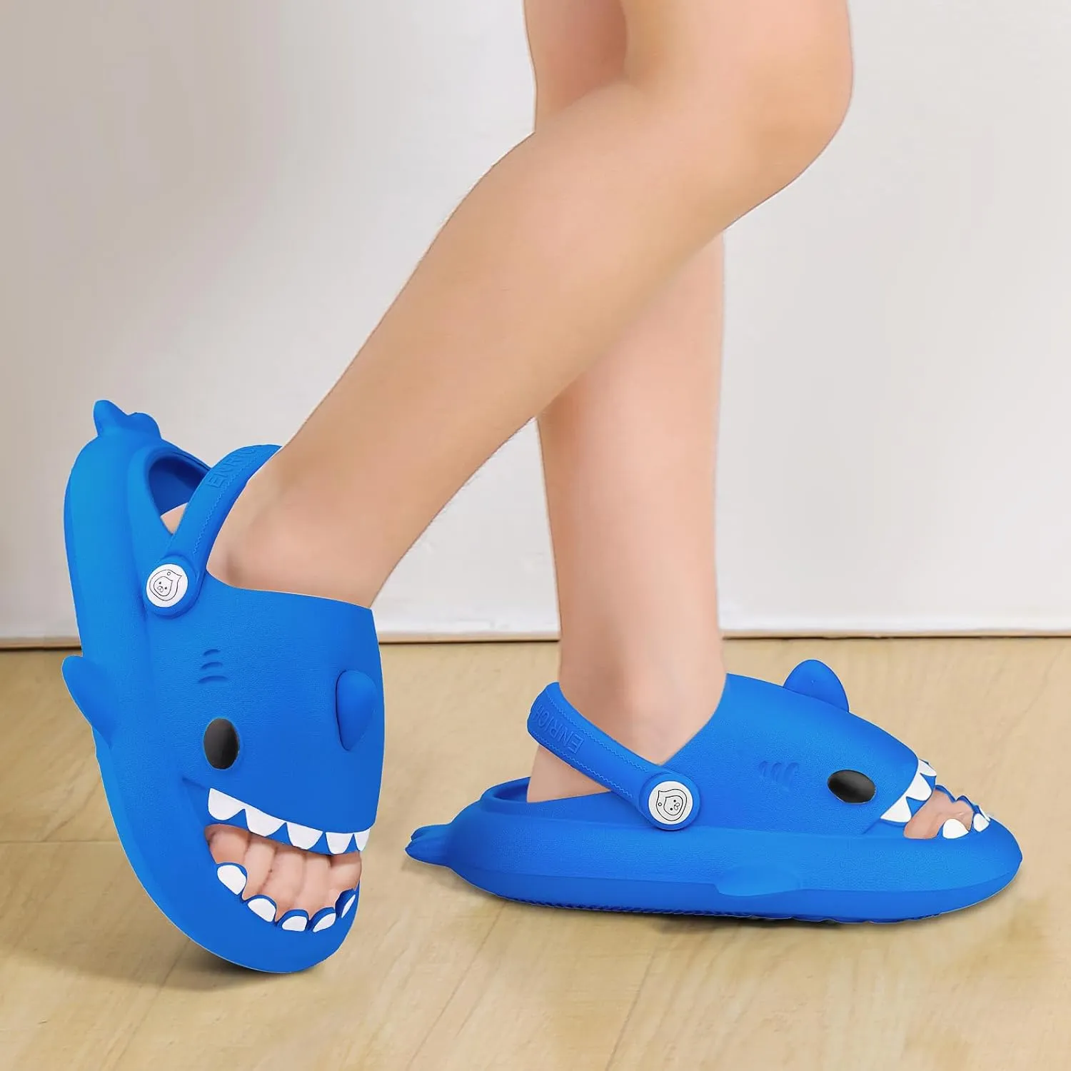 Kids Shark Cloud Slides | Boys Girls Slip On Sandals | Toddler Beach Slippers | Youth Fish Flip Flops Pool Shower Shoes