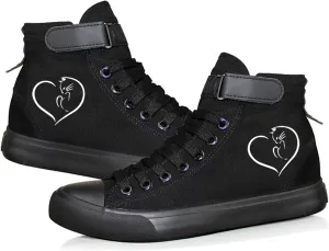 KPOP Cat Shoe Women,Gifts for Teen Girls,Animal Cat Printed Shoes Sneakers Canvas Cute Cat Pattern Unisex High Top Sneakers