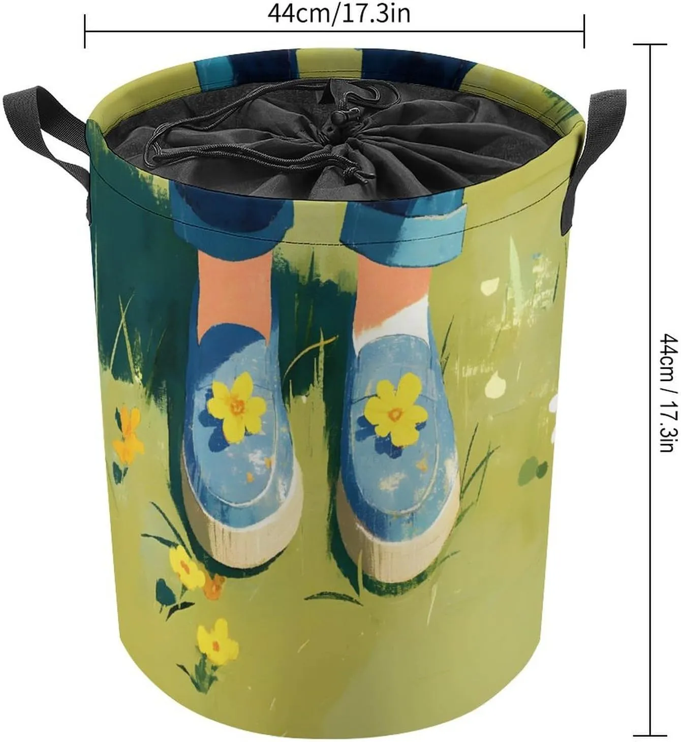 Laundry Hampers, Large Drawstring Laundry Bag, Removable Laundry Bags, Collapsible Storage Bin with Handles for Home Organization, Kids Room, Nursery Cake Decorating Supply