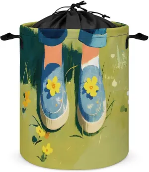 Laundry Hampers, Large Drawstring Laundry Bag, Removable Laundry Bags, Collapsible Storage Bin with Handles for Home Organization, Kids Room, Nursery Cake Decorating Supply