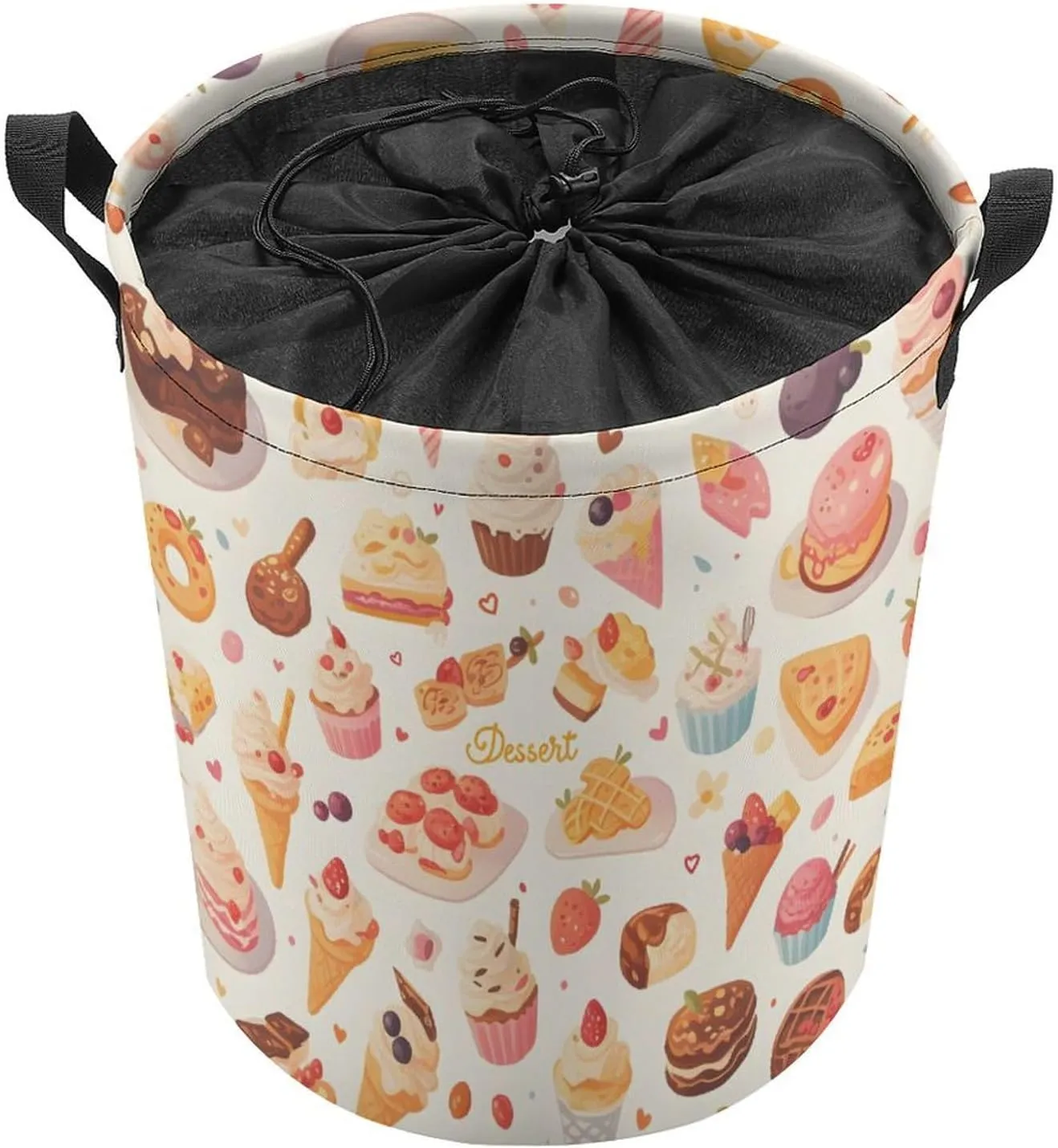 Laundry Hampers, Large Drawstring Laundry Bag, Removable Laundry Bags, Collapsible Storage Bin with Handles for Home Organization, Kids Room, Nursery Dishware
