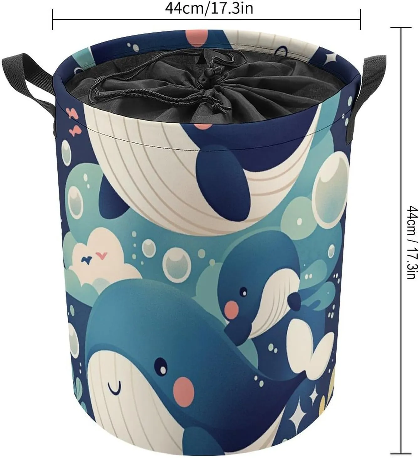 Laundry Hampers, Large Drawstring Laundry Bag, Removable Laundry Bags, Collapsible Storage Bin with Handles for Home Organization, Kids Room, Nursery Event