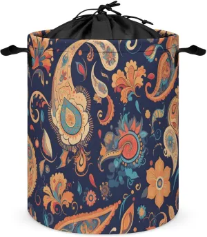 Laundry Hampers, Large Drawstring Laundry Bag, Removable Laundry Bags, Collapsible Storage Bin with Handles for Home Organization, Kids Room, Nursery Symmetry