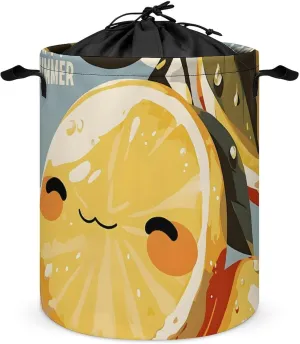 Laundry Hampers, Large Drawstring Laundry Bag, Removable Laundry Bags, Collapsible Storage Bin with Handles for Home Organization, Kids Room, Nursery Vertebrate