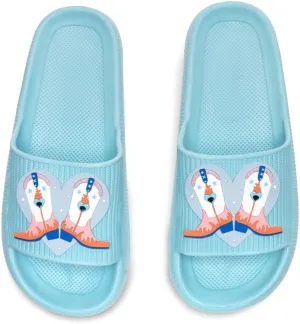 Living Royal Women's Pool Slides, Non-Slip Beach and Pool Shoes, 100% EVA