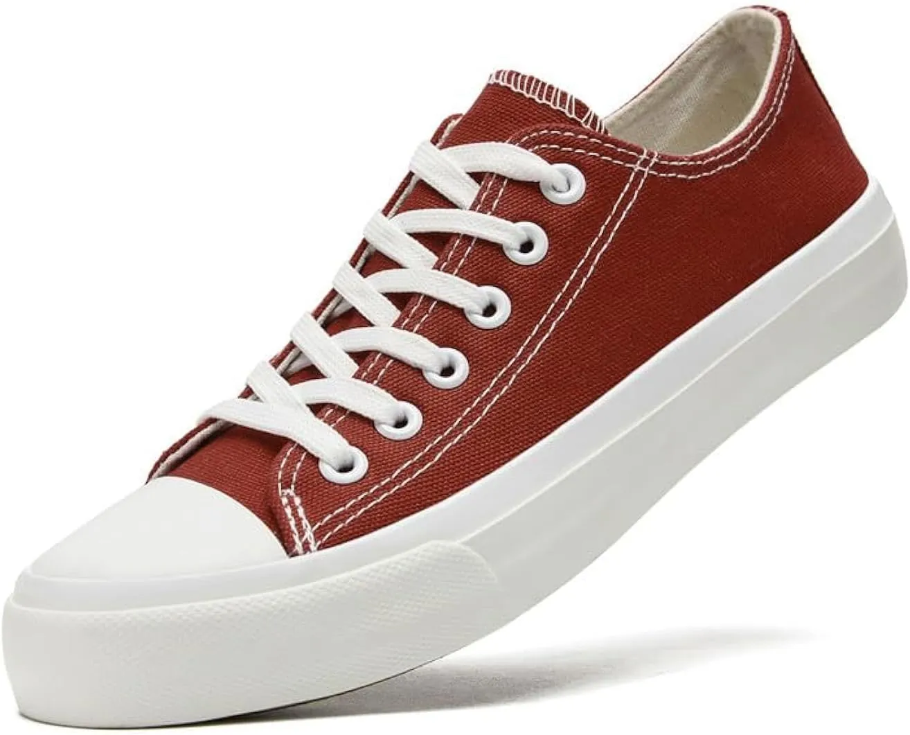 LUMUBBY Canvas Shoes for Women Men High Top Lace Up Sneakers Canvas Fashion Sneakers Classic Casual Walking Shoes Comfortable Breathable…