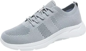 Men's Casual Dress Shoes Comfort Walking Shoes Mesh Running Shoes for Women Arch Support Casual Shoes Trendy Slip On Sneakers Steel Toe Tennis Shoe Trainers Shoe
