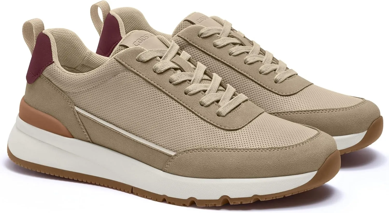 Mens Casual Shoes Comfortable Dress Sneakers Lightweight Lace-up Non Slip Walking Shoes