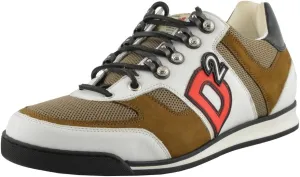 Men's Multi-Color Leather Fashion Sneakers Shoes US 7 IT 40;