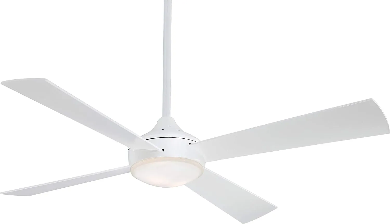 Minka-Aire F521L-WHF Aluma 52 Inch Ceiling Fan with Integrated LED Light in Flat White Finish