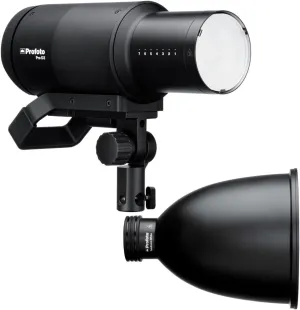 Profoto TeleZoom Reflector White for Protruded and Flat-Fronted Lights with Adjustable Zoom Bundle with Pro-D3 750W Industrial-Grade Monolight with Fast Recycling Time and Three Flash Modes (2 Items)