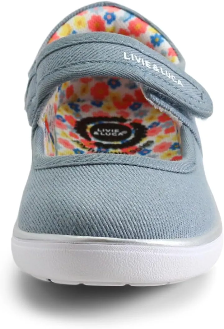 Ravine Eco Girls Mary Jane Toddler Shoes - 100% Vegan Anti Stink Technology - Certified Safe Foot Growth, Baby, Toddler, & Kids Mary Janes Flats for School Uniform, Dress Party, Wedding Flower Girl