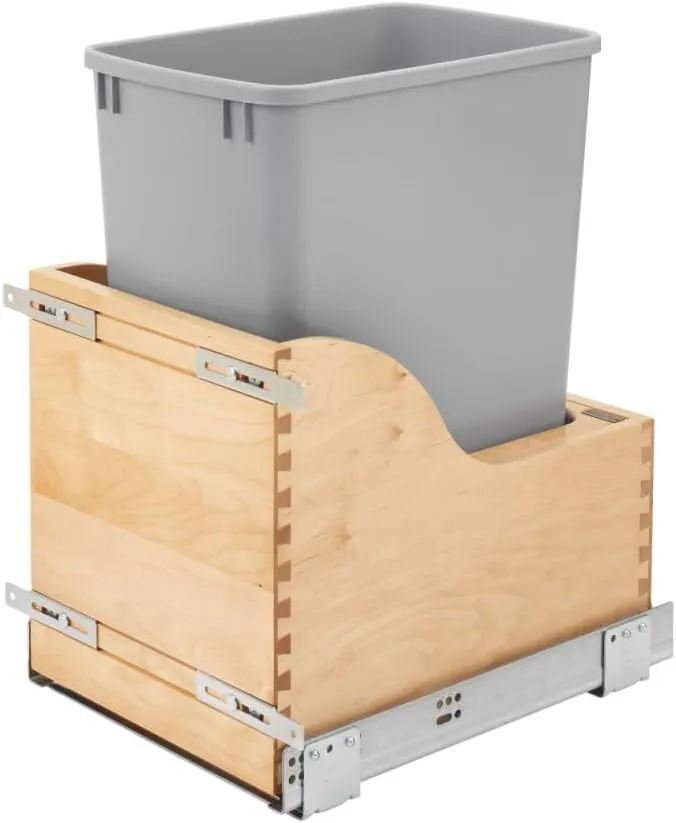 Rev-A-Shelf Wood Pullout Waste Container w/Soft-Close