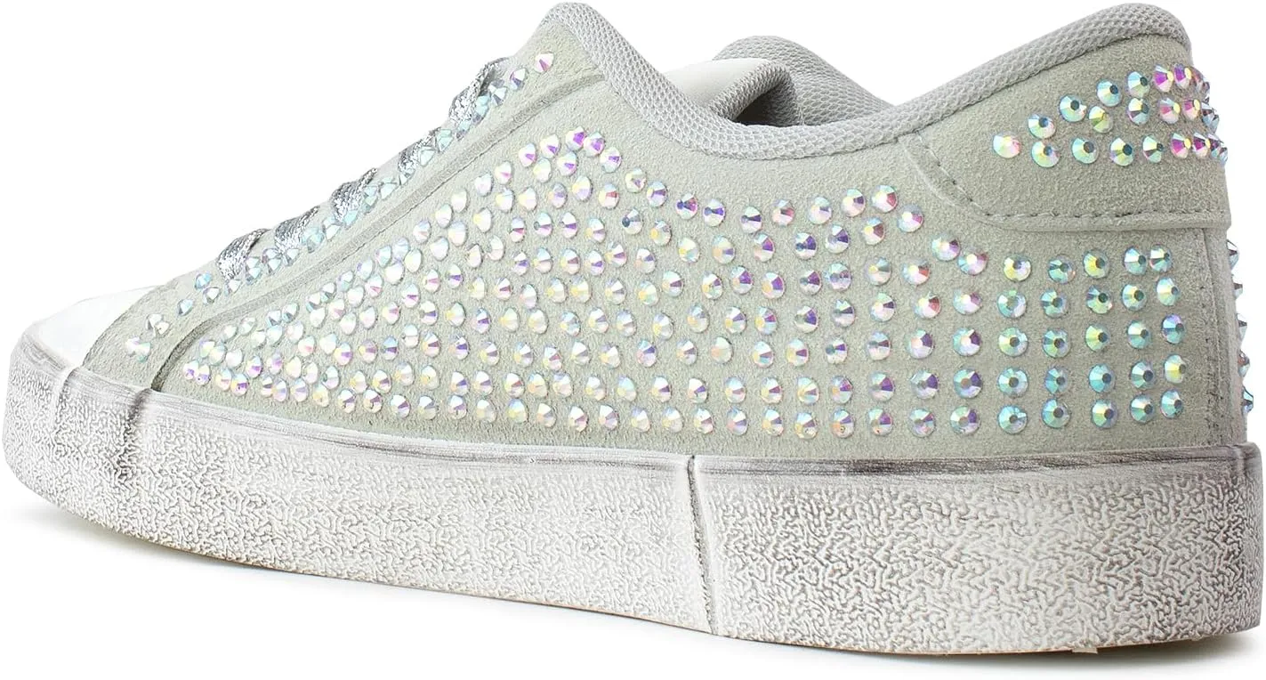 RF ROOM OF FASHION Women's Casual Low Top Trendy Fashion Star Sneakers Flats