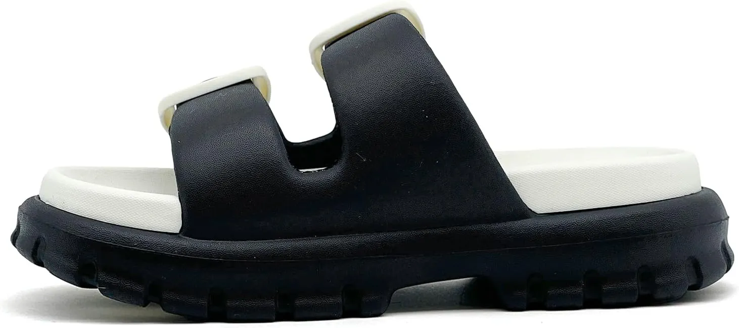 rosyclo Cloud Sandals for Women and Men, Pillow House Slippers Shower Shoes Bathroom Indoor Outdoor Slide Sandals, Buckle Adjustable, Ultimate Comfort, Lightweight, Thick Sole, Non-Slip