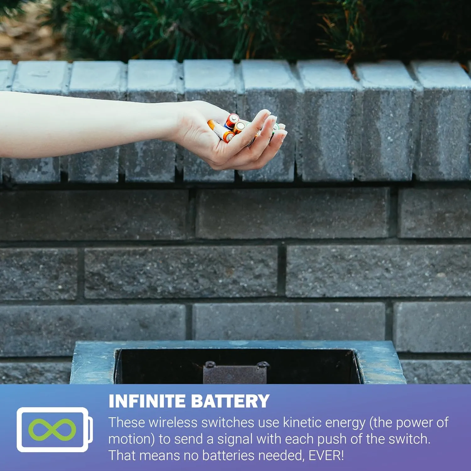 RunLessWire Click for Philips Hue Wireless Battery Free Dimming Smart Switch Friends of Hue Bulb Lighting Control Works with All Home Automation Hubs Through Bridge & App Self Powered - Ivory