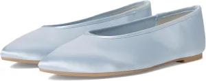 Seychelles Women's Georgette Satin Ballet Flat, Light Blue, 6.5