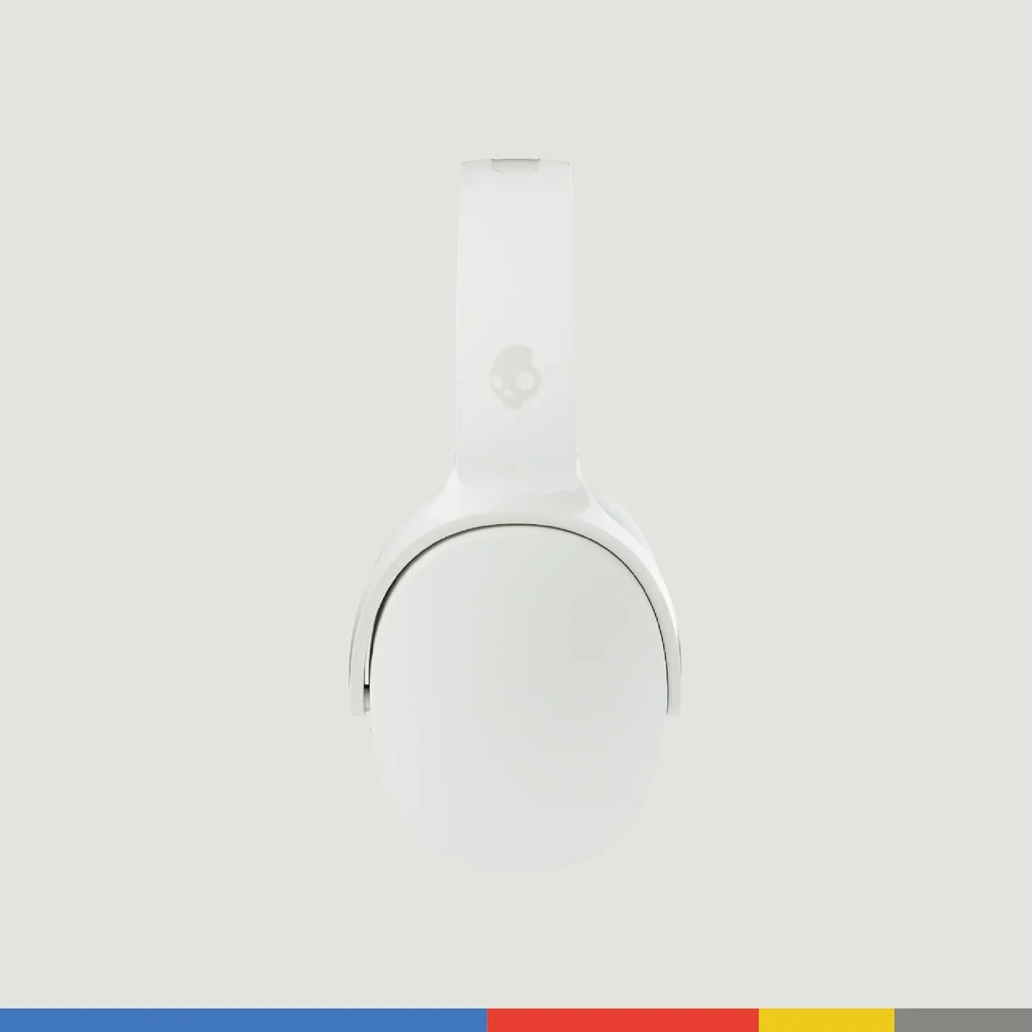 Skullcandy Hesh Evo Wireless Over-Ear Bluetooth Headphones with Charging Cable, Noise Isolating, Up to 36 Hours Battery, Foldable Lightweight Design, Microphone for iPhone Android - Bone