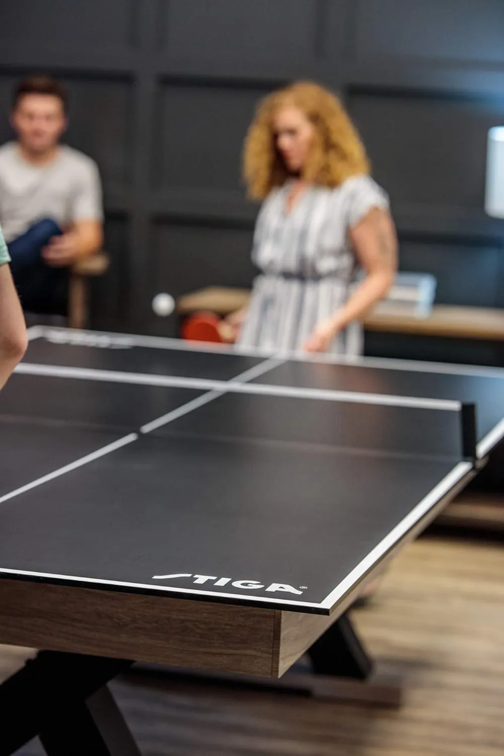 STIGA Premium Table Tennis Conversion Top - Ping Pong Pool Table Toppers with Net - Regulation Size - 2 Piece and 4 Piece Available
