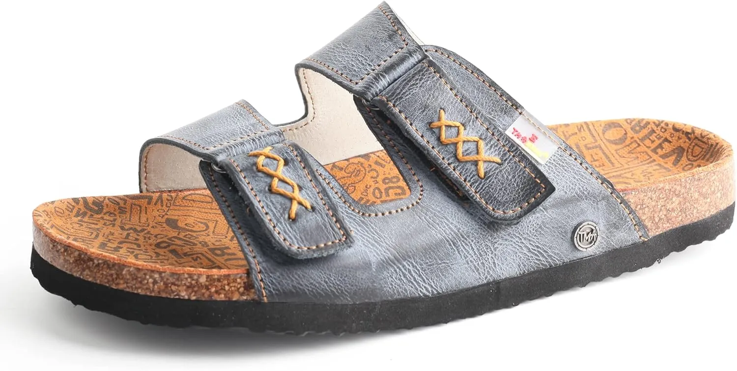 TMA EYES Hand Stitching Sandals Trendy Light Weight Women's Flat Shoes Women Slippers