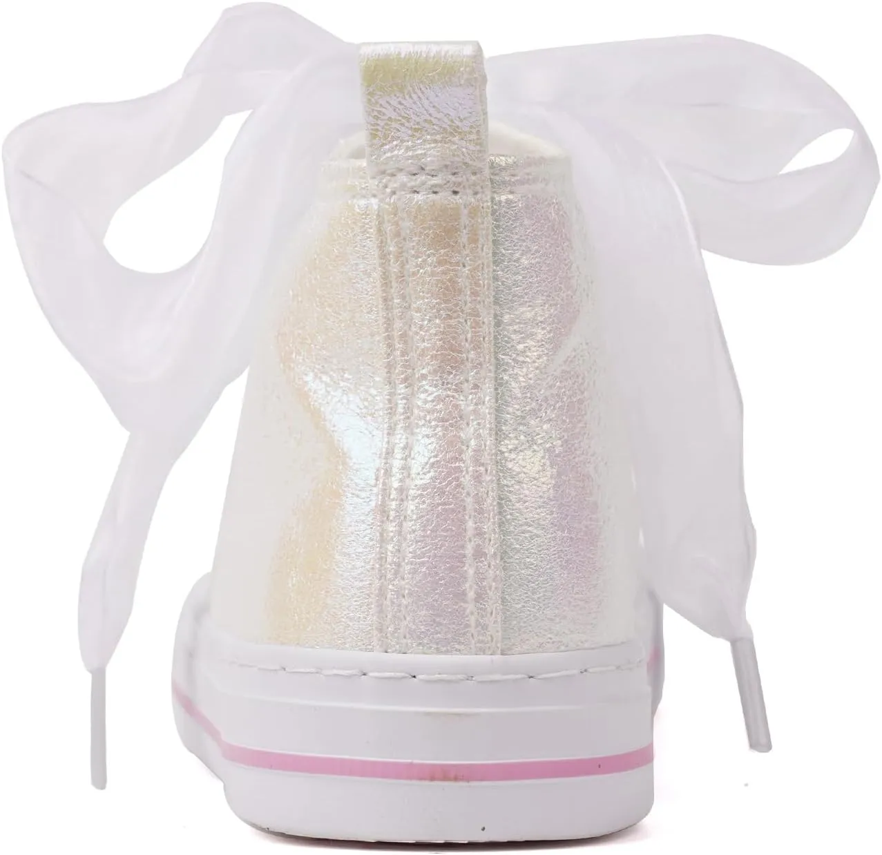 ToandonToddler Kids Sneakers Sparkle Fashion Glitter Sequins Canvas Shoes