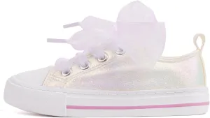 ToandonToddler Kids Sneakers Sparkle Fashion Glitter Sequins Canvas Shoes