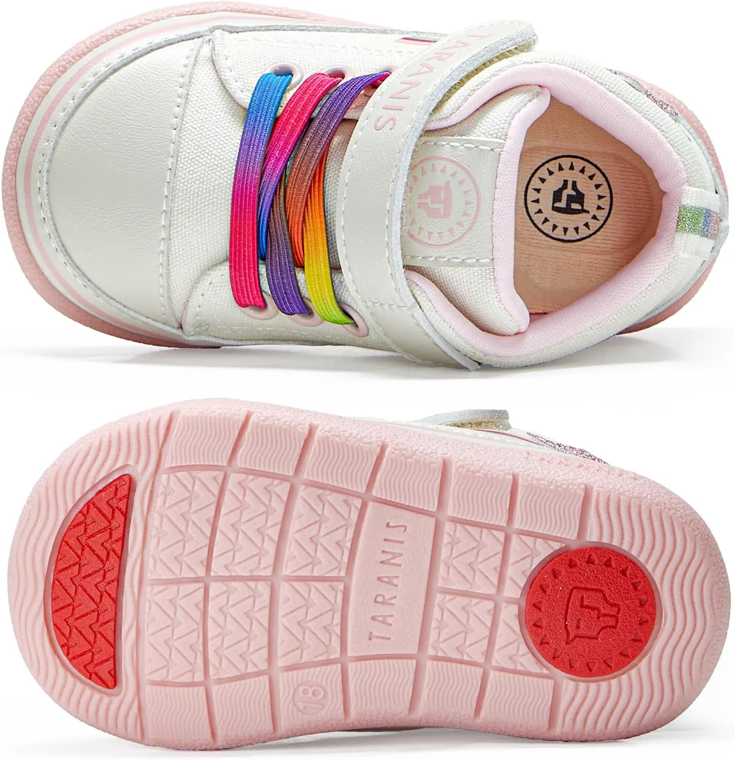 Toddler Shoes Boys Girls Sneakers Kids Walking Canvas Strap Shoes