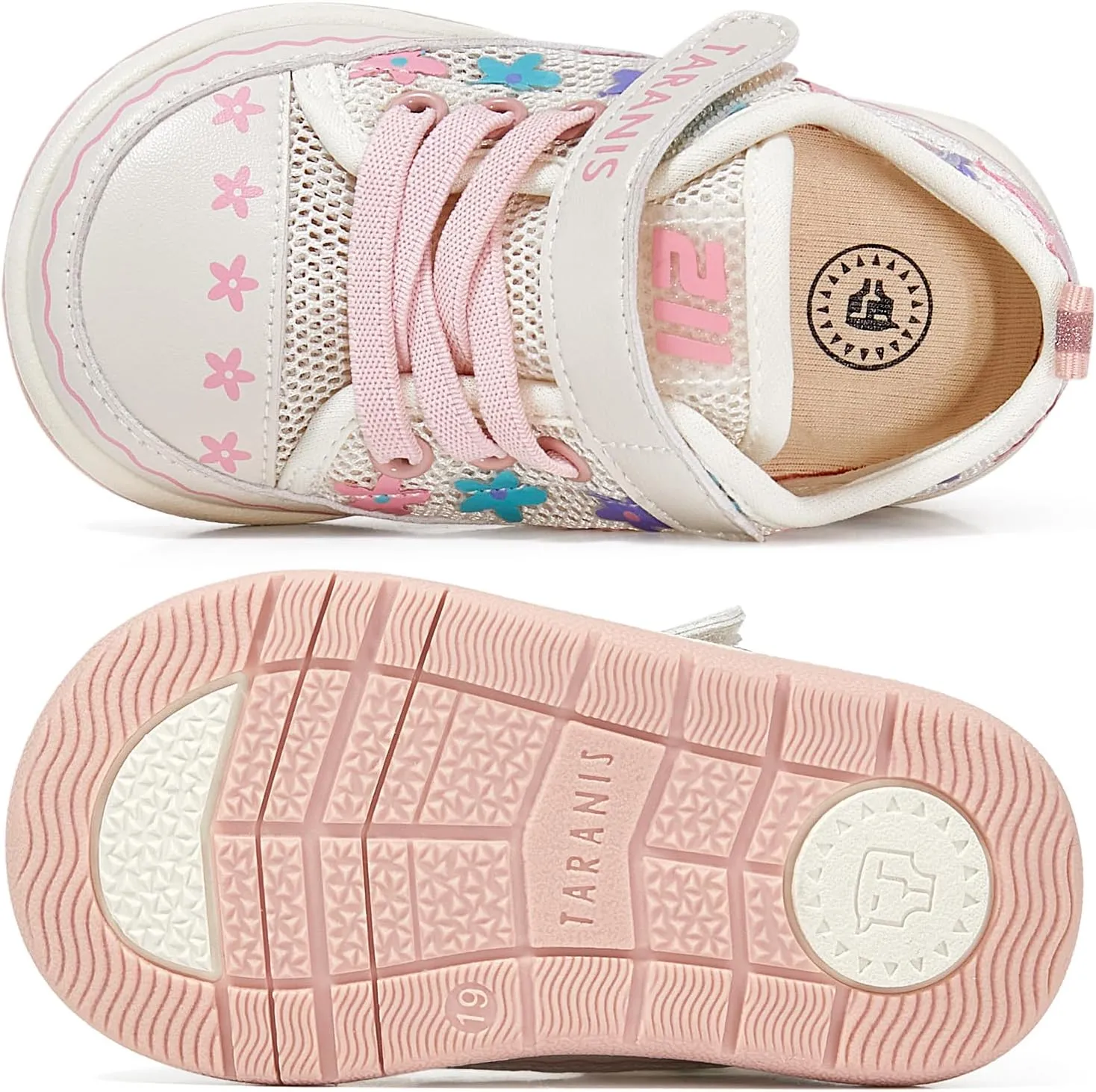 Toddler Shoes Boys Girls Sneakers Kids Walking Canvas Strap Shoes