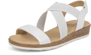 VJH confort Women's Flat sandals, Comfort Slip-on Elastic ankle strap Slingback Light Weight Casual Walking Sandals