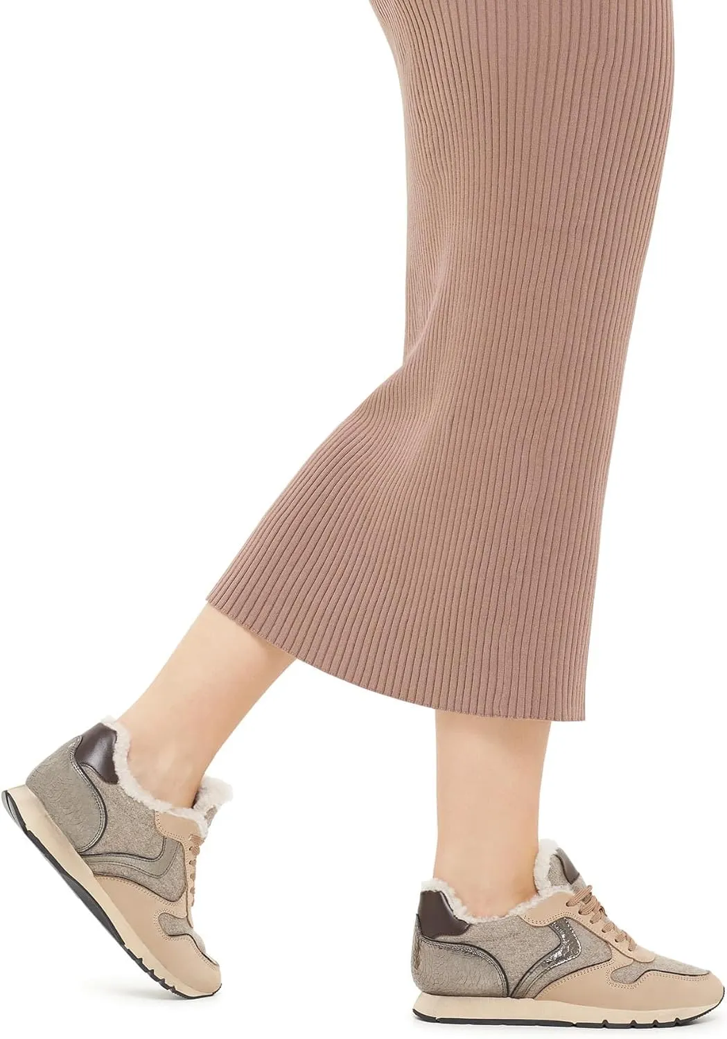 VOILE BLANCHE Women's Julia Shearling Trainers