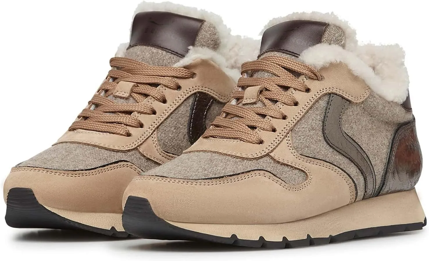 VOILE BLANCHE Women's Julia Shearling Trainers