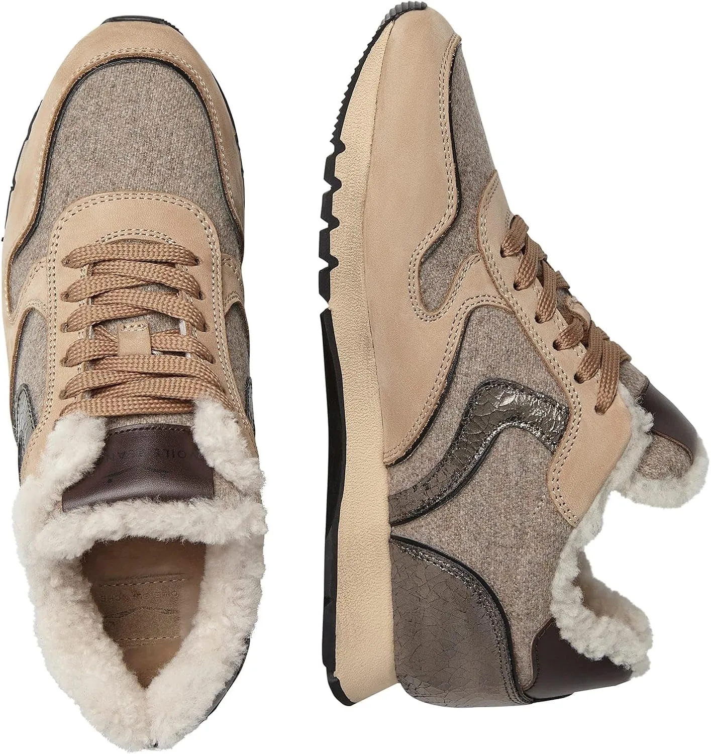 VOILE BLANCHE Women's Julia Shearling Trainers
