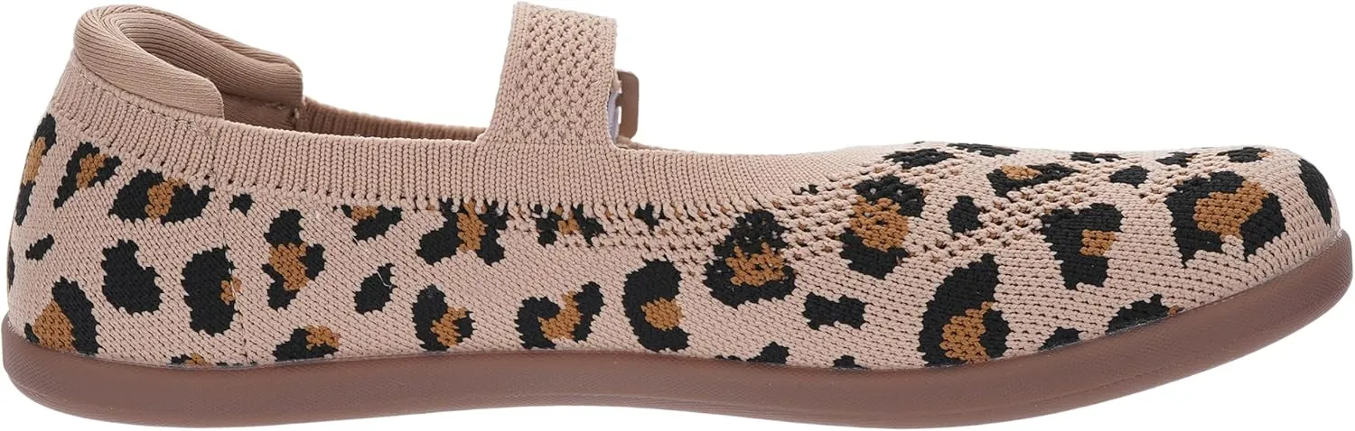 WHITIN Women's Barefoot Mary Jane Flats   Wide Toe Box   Zero Drop Sole   Adjustable Straps