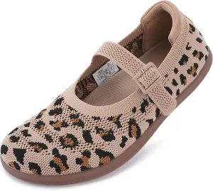 WHITIN Women's Barefoot Mary Jane Flats   Wide Toe Box   Zero Drop Sole   Adjustable Straps