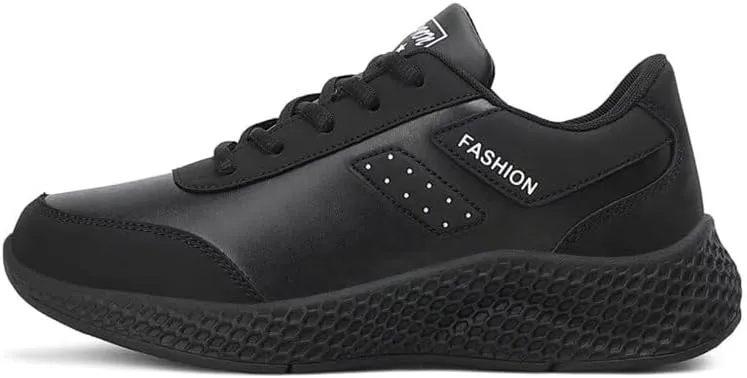 Womens Comfortable Synthetic Leather Walking Sneakers for Travel Sport