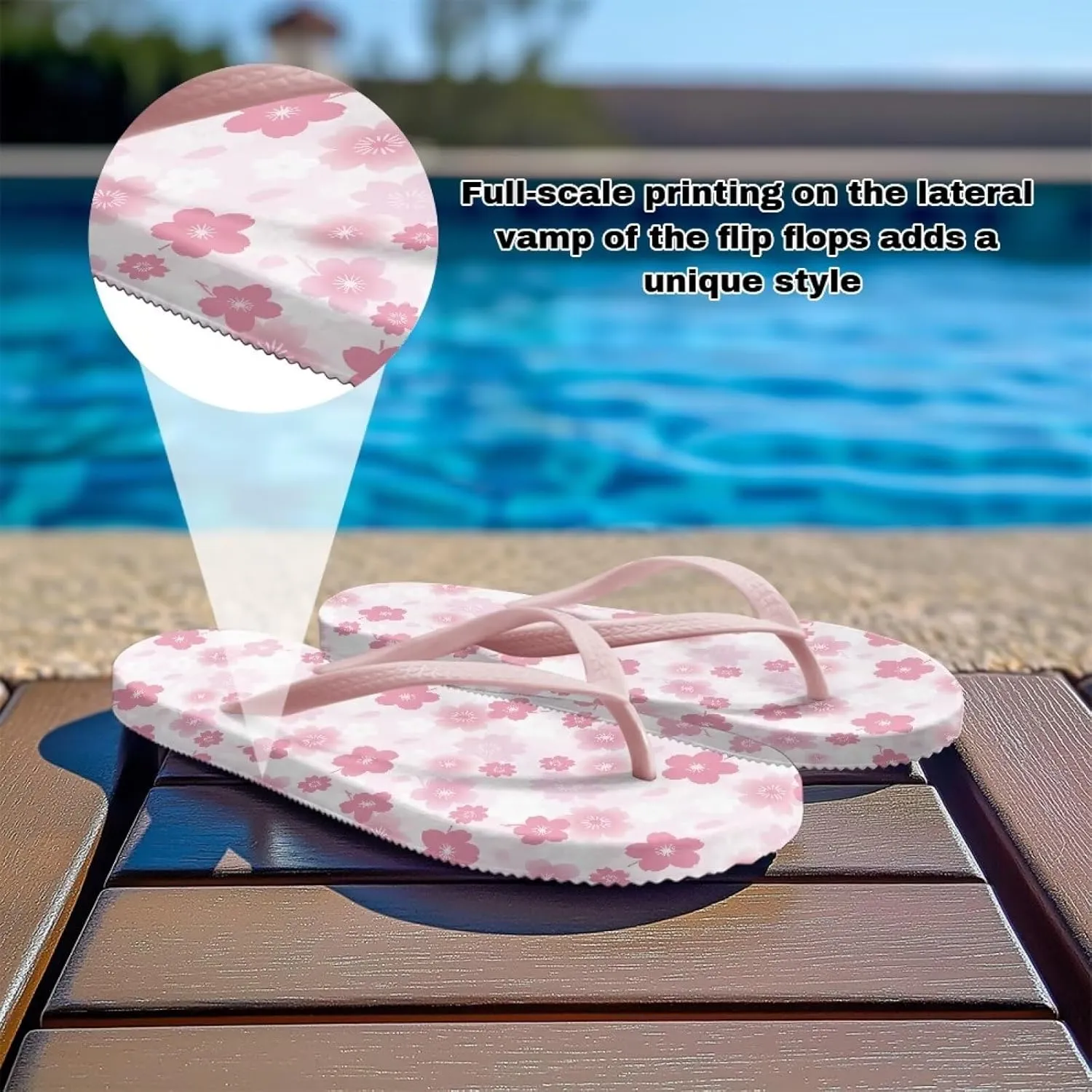 Womens Toe Slide Sandals Starfish Shells Fashion Beach Shoes Summer House Slides Comfort Shower Sandals Anti-skid Bathroom Slippers Size US 5.5-9.5