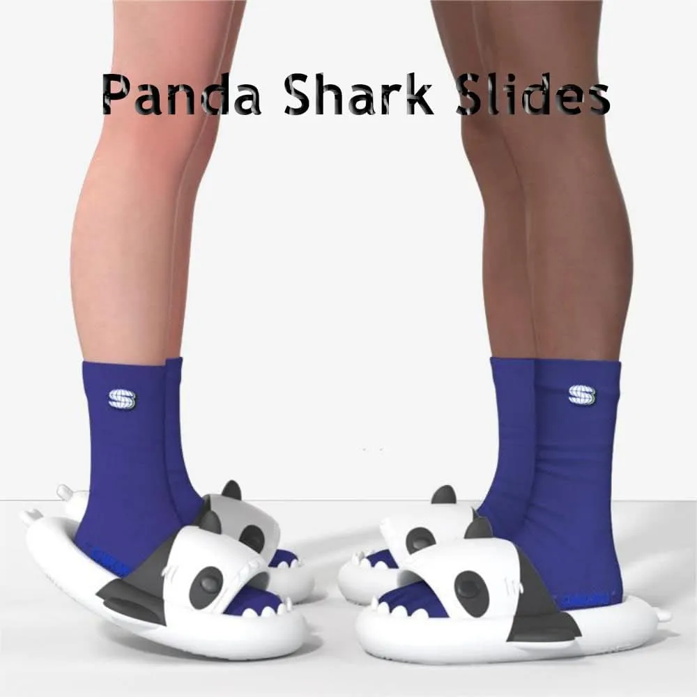 Zureto Original Shark Slides Upgraded, Cloudy Shark Slides Anti-Slip House Slippers Beach Shoes