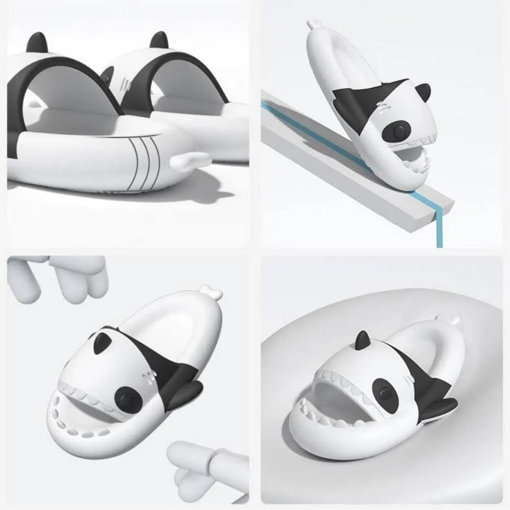 Zureto Original Shark Slides Upgraded, Cloudy Shark Slides Anti-Slip House Slippers Beach Shoes